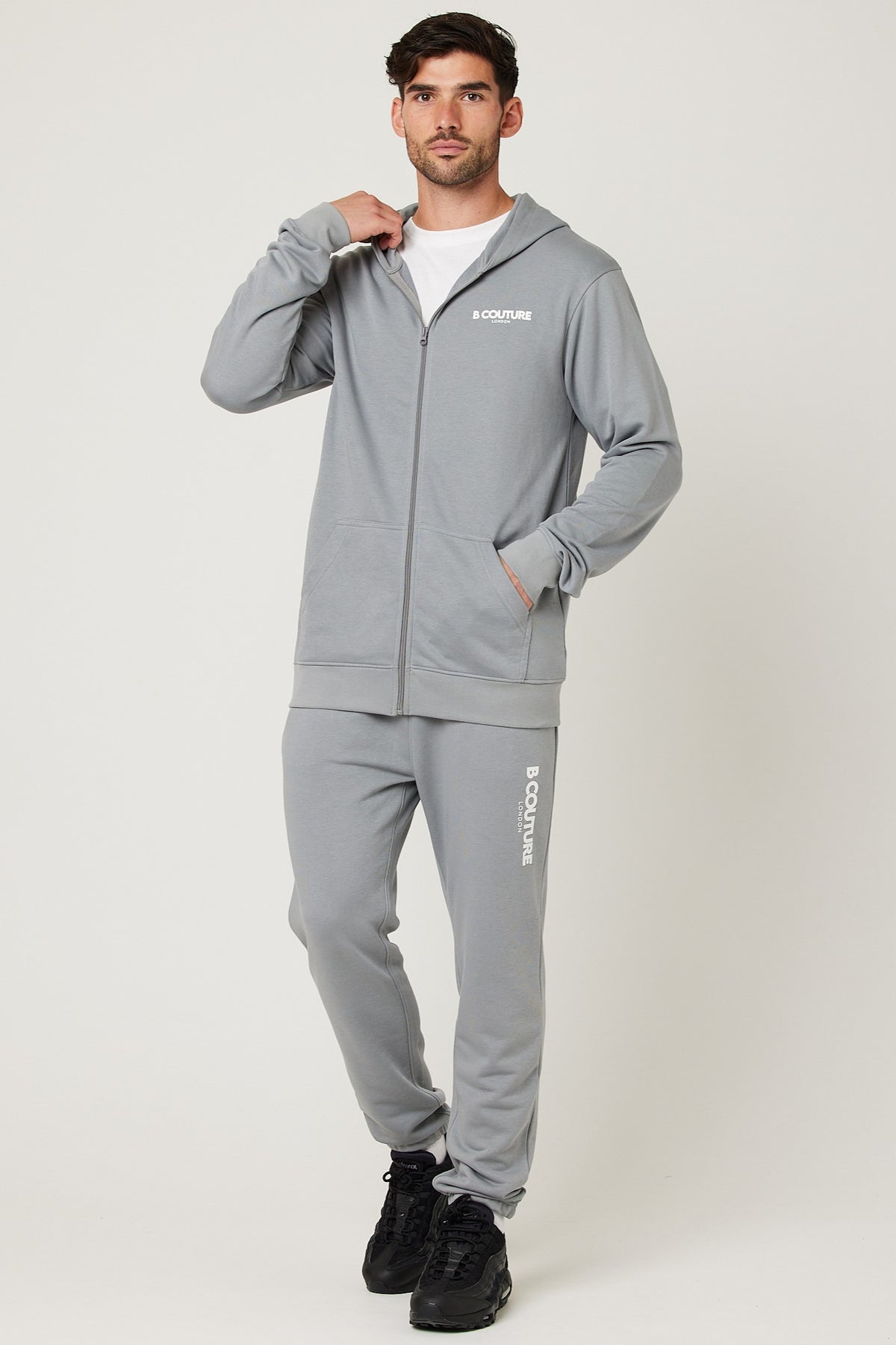 Auckland Fleece Tracksuit - Metal Grey