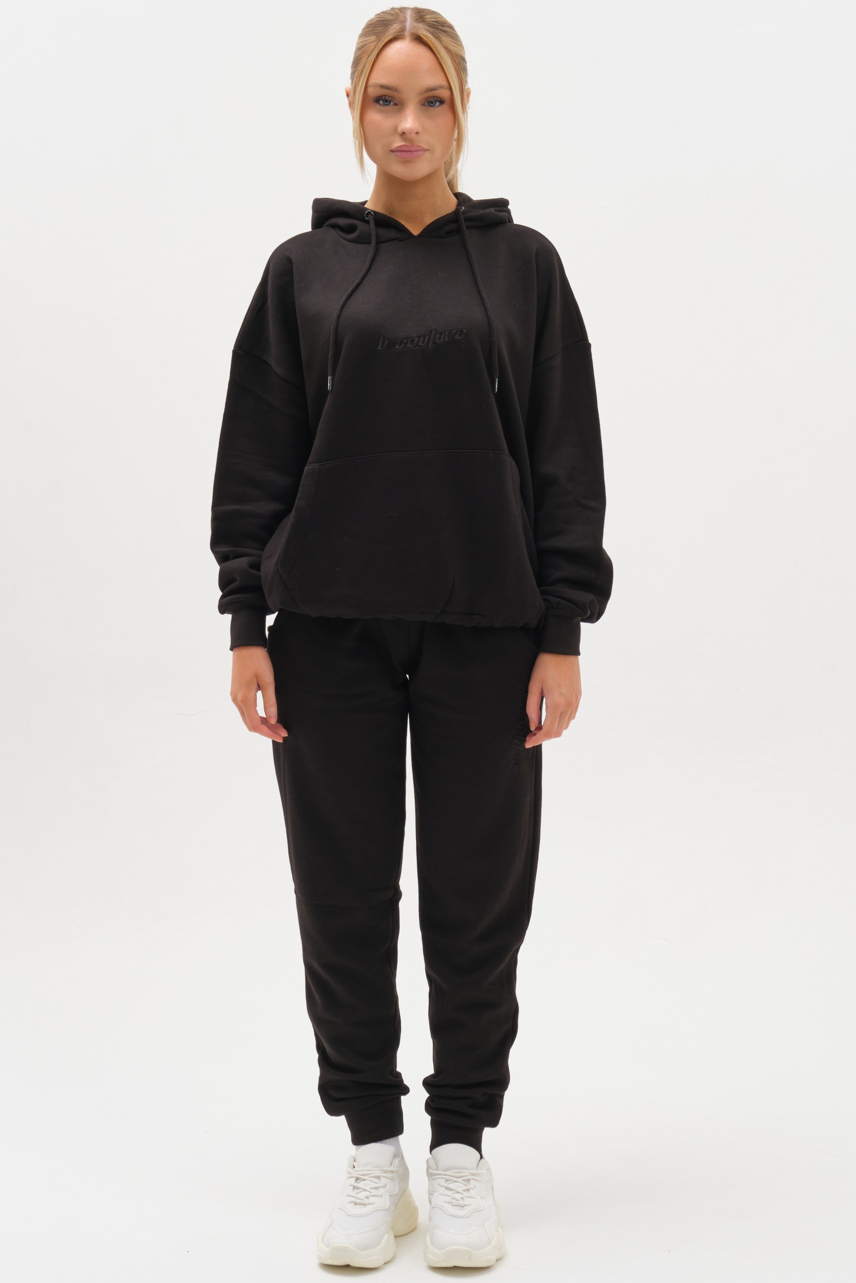 Black tracksuit ladies on sale