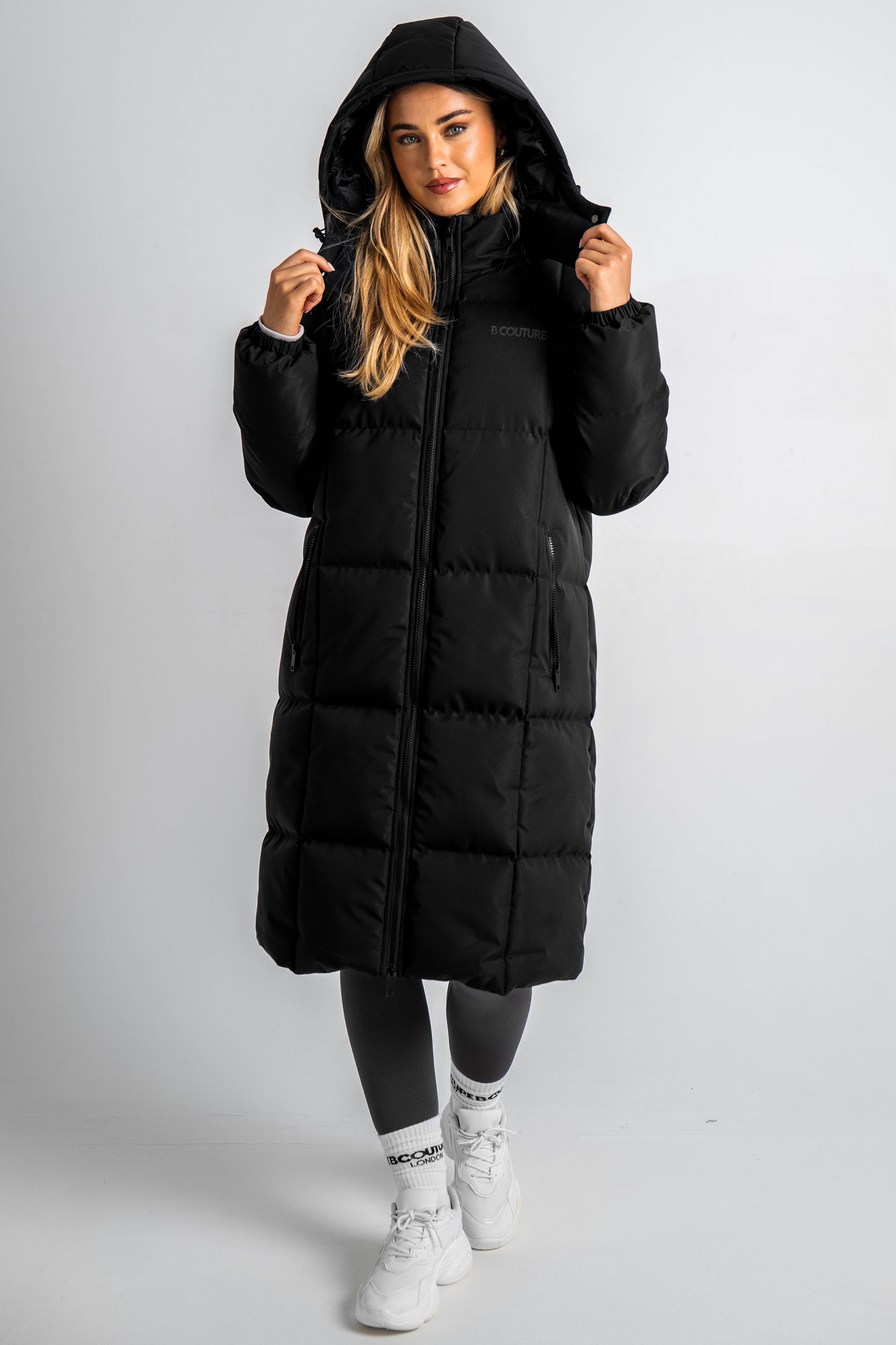 Longline puffer jacket ladies deals