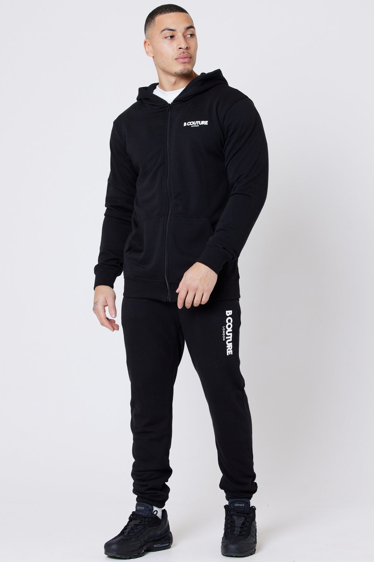 Auckland Fleece Tracksuit - Black